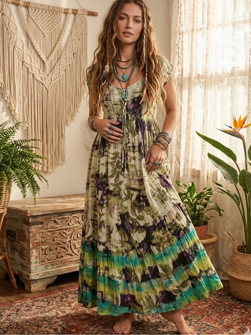 Chaudry KC Subsidiary of RAGA  Maxi Dress size Medium. New!
